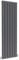 Vertical Radiator Flat Panel Designer Central Heating Anthracite Rads Double 1600x408mm