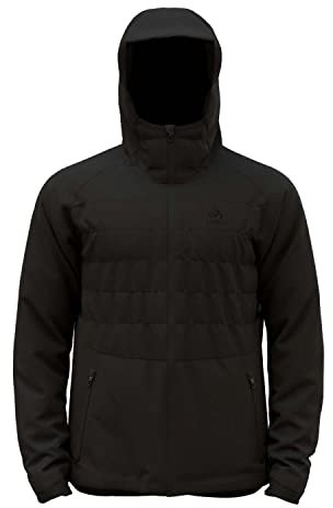 Odlo Regenjacke Herren Ascent S-Thermic Hooded I Wasserdichte Hardshell Jacke I Wanderjacke Wasserdichte Outdoorjacke I Herren