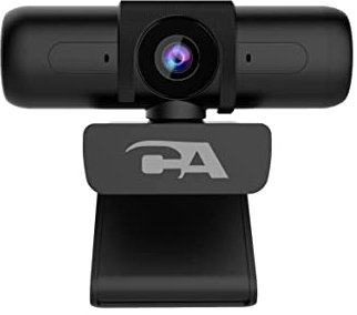 Cyber Acoustics CA Essential Super HD Webcam (WC-3000) - Zoom Certified USB Webcam, 5MP Super HD webcam up 2592x1944 at 30fps, Autofocus & Light Correction, Dual Omnidirectional Microphones