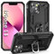 ADDIT iPhone 13 Case with Ring Holder Stand, Magnet Car Mount, Military Grade, Heavy Duty, Black