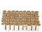 BODYA 54pcs abeja colmena ahumador combustible hierba humo miel hecho herramientas de apicultura