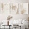 Abstrakte beige Wandkunst Leinwand Boho Beige Minimalistische Wandkunst Dekor Drucke Beige Linie Kunst Neutral Abstrakte Gemälde für Wanddekoration Braun Beige Bilder Beige Neutral Kunstwerk für