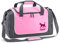 Sporttasche mit Name | Katze ROSA | personalisierbar individuell Bedruckt Geschenk Katzenmama für Kinder & Erwachsene kleine Reisetasche pink grau Schulsport Geschenk Schulanfang