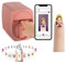 Digital Mobile Nail Art Printe,3D Automatic Nail Printer Machine, Mini Portable Nail Painting Machine Control Through Free Mobile App, Support WiFi/DIY/Usb, for Home Usage Nail Salon Nail Lovers,B