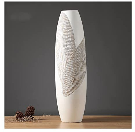 Blumenvase, Gartentöpfe, Boden, große Pflanzenvase, dekoratives Zuhause, chinesische Bodenvase, Heimdekorationen, Wohnzimmer, Schlafzimmer, Korridor, getrocknete Blumenar