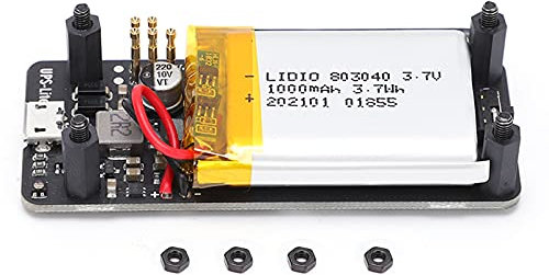 UPS Power Board Lite Versorgung, Akku, Ladegerät, Zubehörpaket, Platine, Einfache Installation, Langlebig, Zweifarbige Anzeige, Portbale für Pi Zero