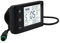 Elektrofahrrad S866 LCD Display, Elektrisches E Bike Display Messgerät 5 Pin und Wasserdichter Stecker, Fahrradcomputer Meter 24V 36V 48V Tachometer Kilometerzähler Bedienfeld für Roller/Mountainbik