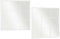 Espejo de Pared Estilo ventanal Industrial, forja Hierro Blanco. para Salon, Comedor, recibidor, baño, vestidor... Colocación Vertical y Horizontal. Diseño Moderno y Elegante. (Blanco, 90x90cm)
