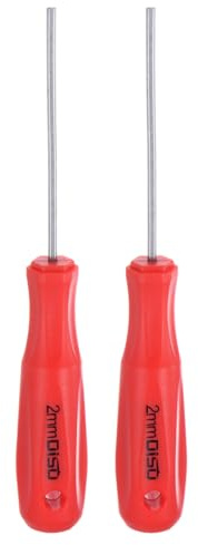 QUARKZMAN 2uds Hexagonal Magnética Llave Destornillador 2x60mm Hexagonal Llave Métrica Destornillador con 67mm Mango para Hogar Mejora Automotriz Mantenimiento General Reparación