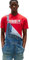 Tommy Jeans Homme TJM Reg DNA Flag Tee Ext Dm0dm21941 T-Shirt S/S, Red (Sapphire Red), M EU