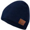 ULTRICS Bluetooth Beanie Hats for Men and Women, Soft Cuffed Wooly with Thick Warm Lining Music Hat for Women Fisherman Beanie Hat Men (UK, Alpha, One Size, Blue)