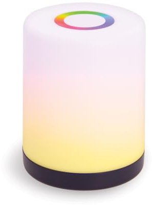 XANLITE Lampe À Poser LED RVB Et Blanc Chaud Tactile Dimmable Rechargeable USB Intérieur Design Moderne Autonomie Longue Lumière Ambiance Nomade Sans Fil Pour Bureau Salon Chambre