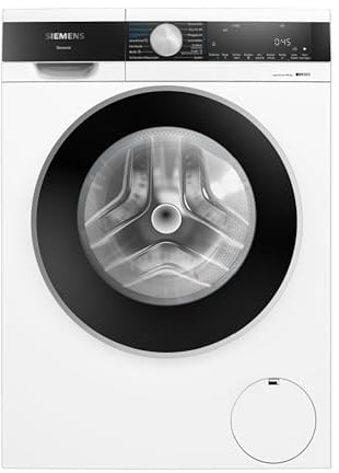 Siemens WN44G242 iQ500 Waschtrockner, 9 & 6 kg, waterPerfect Plus, Antiflecken-System, smartFinish, speedPack L, autoDry-Technologie, Outdoor-Programm, iQdrive, Wash & Dry 60, aquaStop