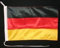 Motorradfahne 25 x 40 cm : Deutschland