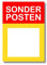 Pokornys – 10x DIN A4 Werbeplakat “SONDER POSTEN” als Kundenstopper I Werbeschild/Aufsteller für Aktionsartikel & reduzierte Ware I Rabatt Plakat in Rot/Gelb/Weiß mit Textfeld