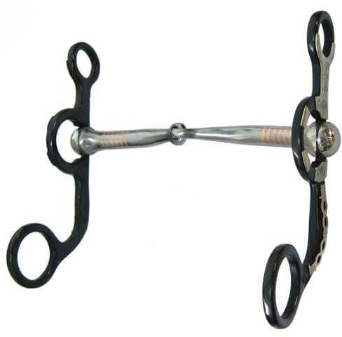 AJ Tack Wholesale Wassertrense argentinischen Horse Show Bit Barb Wire Gravur 13,3 cm Gebogen Mund