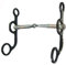 AJ Tack Wholesale Wassertrense argentinischen Horse Show Bit Barb Wire Gravur 13,3 cm Gebogen Mund