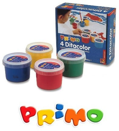 Primo Finger Farben [4 Farben sortiert