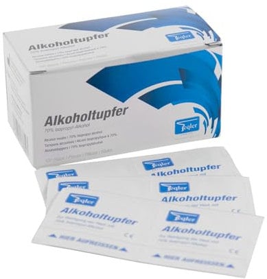 Teqler T-431101 Alkoholtupfer (100-er Pack)