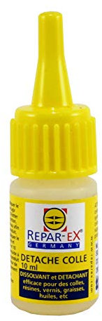REPAR-EX - Frasco Removedor de Pegamento - Removedor de Pegamento Fuerte - Todos los Sustratos - Frasco de 10 ml
