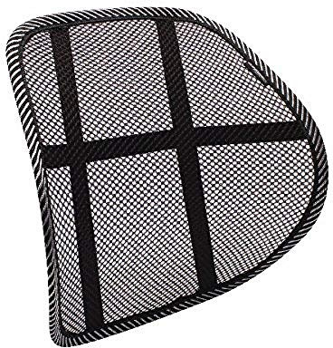 Contour Ergonomics Mesh Fabric Back Support Black CE01828