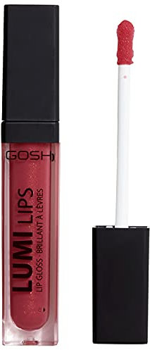 GOSH Lumi Lips Lipgloss mit integriertem Licht, vegan I für vollere Lippen I langanhaltendes Ergebnis ohne Kleben I feuchtigkeitsspendend für weiche Lippen I parfüm- & parabenfrei I 008 LOL