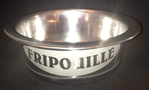 GIRAULT Bol personnalisé antidérapant en INOX pour Chiens et Chats Taille S -M - L -