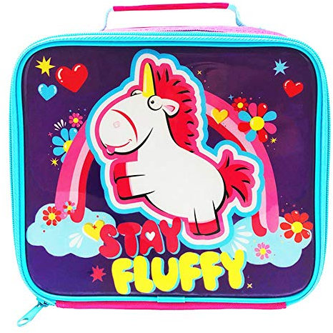 Cattivissimo Me, Borsa per Il Pranzo, in Poliestere 600D, Colore Viola, Taglia Unica