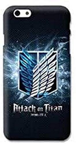 Cokitec Schutzhülle für iPhone 6/6S, Motiv Manga Attack on Titan, Schwarz