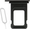 Bandeja SIM compatible con iPhone 12 Mini (negro)