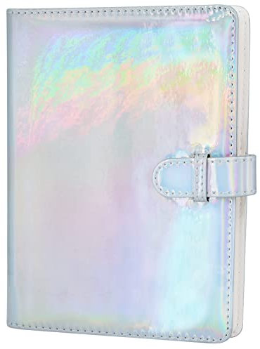 Hapeper 128 Pockets Photo Album Compatible with Fujifilm Instax Mini 11 9 8 90 70 40 Instant Camera Films and 2x3 Inch Photo Paper (Bright Silvery)