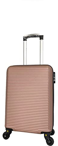 Valise Cabine - Petite Taille - Bagages à Main - Conforme aux Nouvelles réglementation de EasyJet (Bagage à Main, Rose Gold)