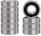 XiKe 699-2RS Kugellager mit Doppeldichtung 9x20x6mm Chromstahl und Vorgeschmiert, 699RS Miniatur-Rillenkugellager, 10er Pack