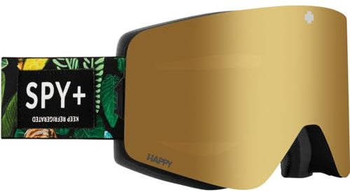 SPY+ - Marauder SE, Juneshine, Happy Bronze with Gold Mirror & Happy LL Yellow with Green Mirror, Medium, Snow Goggles, Unisex, Adult