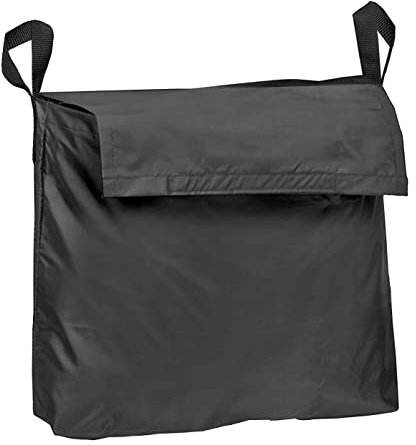 Lrtzizy Rollstuhl Rucksack Tasche Bietet Stauraum Leicht ZugäNgliche und Elastische Schulter Gurte Einfache Installation schwarz