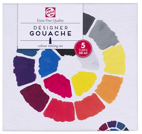 TALENS SET MIX GOUACHE 5X20ML