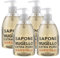 Sapone Extra Puro,MARSIGLIA, Per Mani, Viso e Corpo, Con Estratto Biologico Di Foglia Di Olivo 500ml (4 Unità)