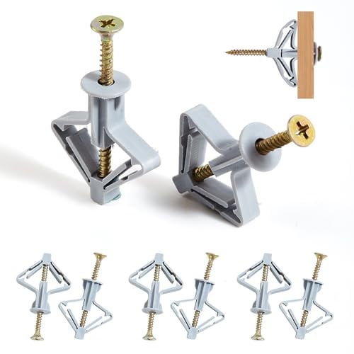 100 stück hohlraumdübel,spreizdübel,hohlwanddübel,hohlraumdübel gipskarton