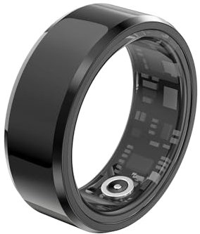 Cuifati Smart Ring Gesundheits-Tracker für Männer und Frauen, IP68 Wasserdicht, Fitness, Schlaf, Herzfrequenz, Blutsauerstoff, Bluetooth (11, 11)