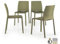 MOBILI FIVER, Stühle Emma, 4er-Set, Olivgrün, Made In Italy