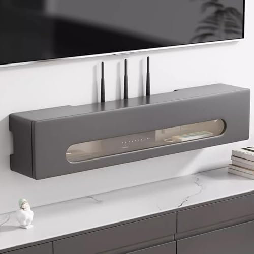 Étagère murale Étagère flottante Tablette TV murale Supports TV Console TV Centre de divertissement Étagère de rangement multimédia Tablette d'angle Etagère de décoration murale pour arrière-plan TV