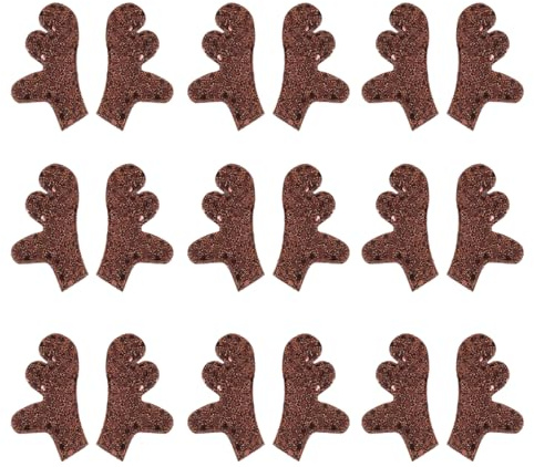 Glitzer-Geweih Mini Rentier Hirsch Hörner Verzierungen Elch Tiere Horn Charms Weihnachten Stirnband Dekoration für Haarschmuck Handwerk 10 Paar