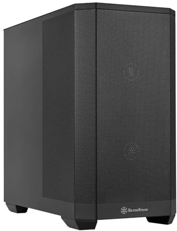 SilverStone Technology SETA H2M Kompatibel mit Motherboards mit nach hinten gerichtetem Anschluss,SST-SEH2M-B