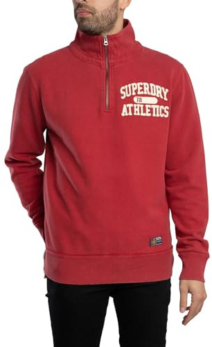 Superdry Unisex Vintage Athletic Half Zip Sweatshirt (1er Pack)