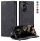 owlhold Coque Xiaomi Poco X7 Pro 5G Housse Poco X7 Pro Cuir PU Premium Fentes Cartes Etui Pochette de Portefeuille avec Fonction Support Case à Rabat Coque Poco X7 Pro 5G - Noir