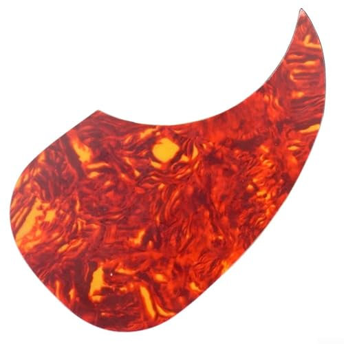 Kratzschutz für Akustikgitarren Schildkröte Shell Pickguard 40 41 (Red Tortoise)