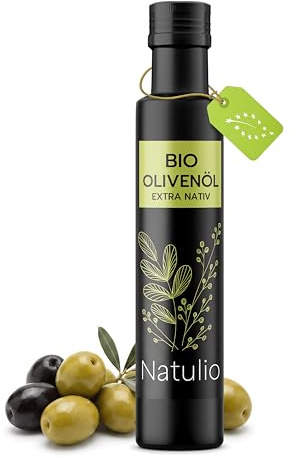 Natulio Olivenöl Bio extra nativ - aus dem Süden Kretas - mild, fruchtig, leicht scharf - der Allrounder in deiner Küche - 500ml - zertifiziert nach DE-ÖKO-006
