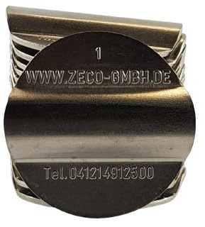 SchellCount Zeco Wertmarke AM7 Schellka Silber, Waschmarke Duschmarke, Jeton, Token 50 Stück 26,4 mm x 1,0mm