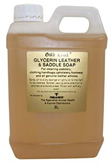 Gold Label Unisex's GLD0288 Glycerin Leather and Saddle Soap Liquid, Clear, 2 Litre