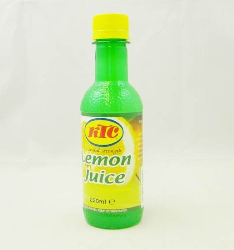KTC Lemon Juice from Concentrate 250ml Pack of 5